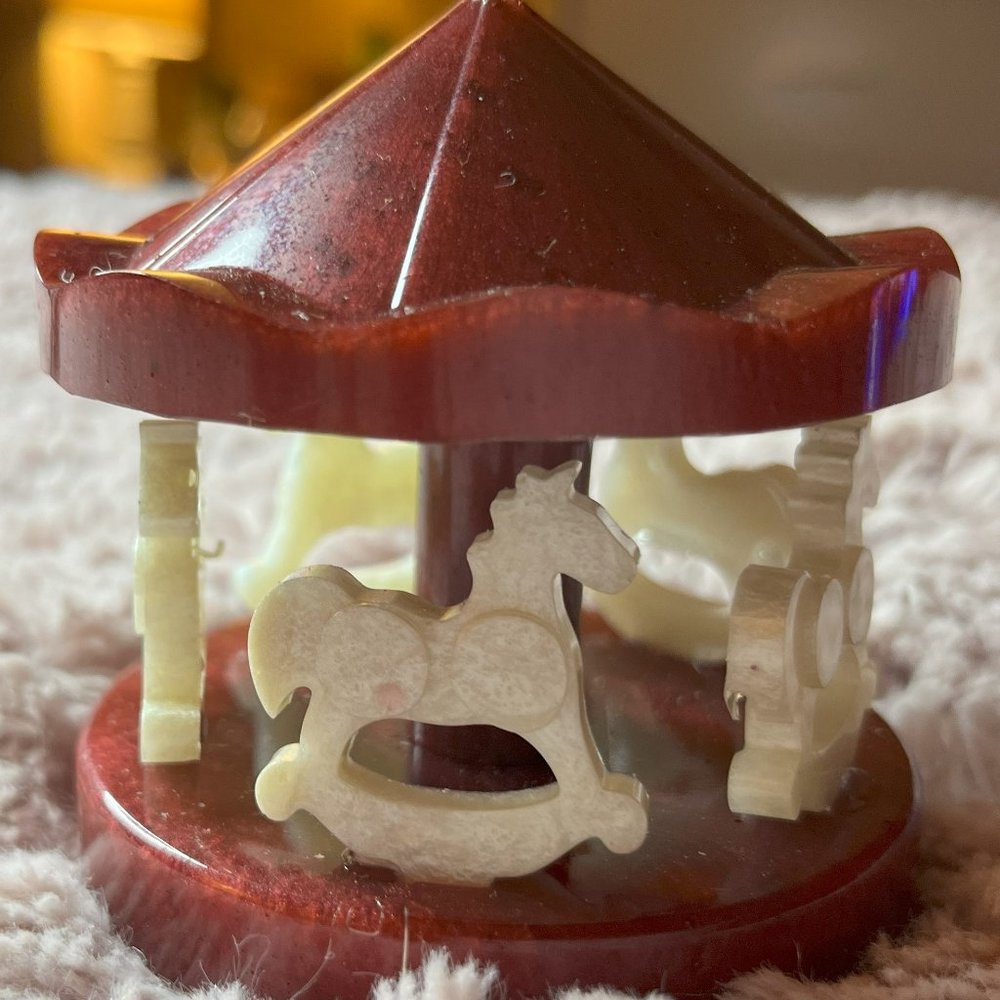 Handmade resin Carousel
